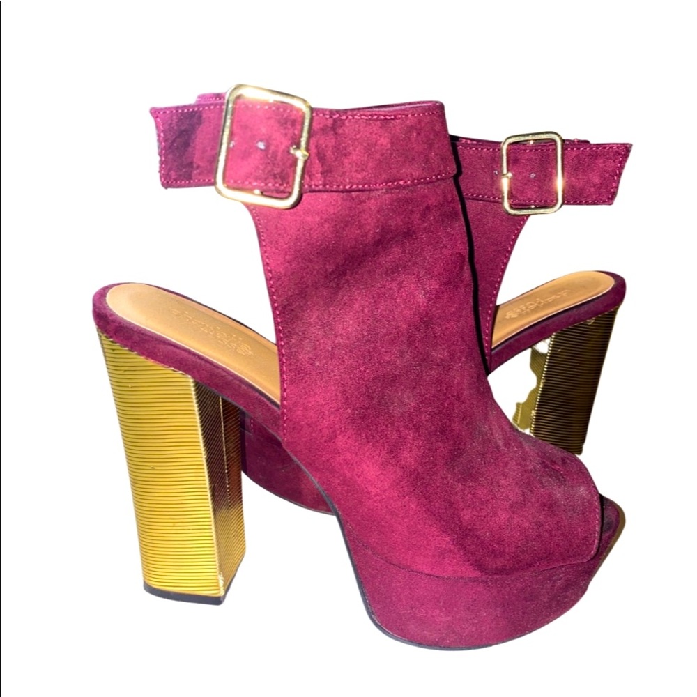 Charlotte  Russe platform block heel shoe size 10
